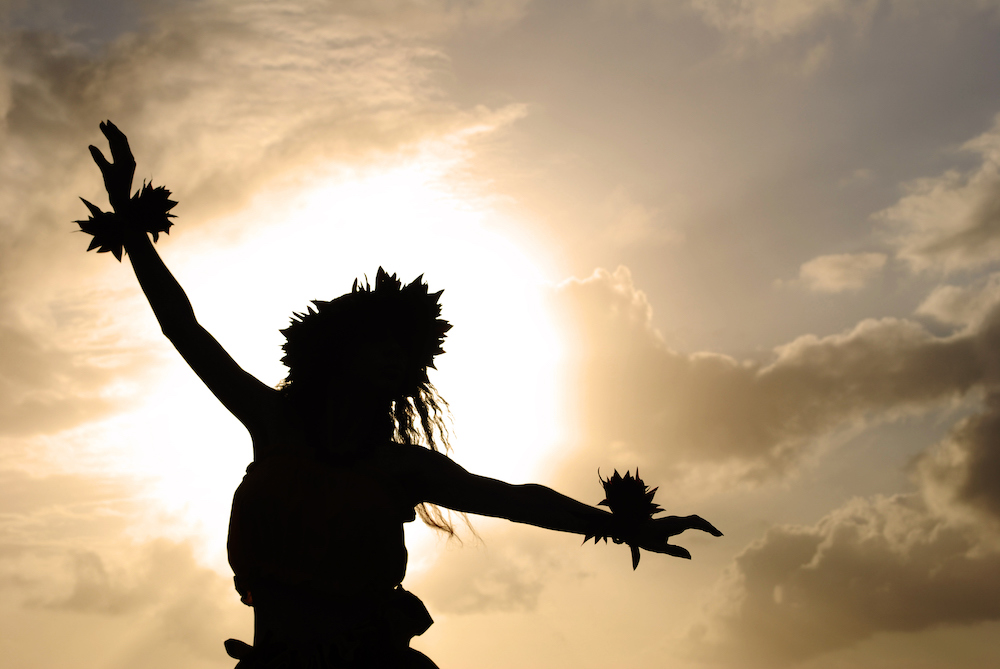 a hula dancer